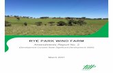 RYE PARK WIND FARM - Major Projects