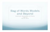 Bag-of-Words Models and Beyond