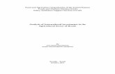 Analysis of International Investments in the Agricultural ...