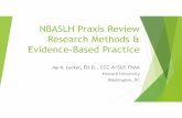NBASLH Praxis Review Research Methods & Evidence-Based ...