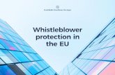 Whistleblower protection in the EU