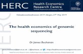 The health economics of genomic sequencing