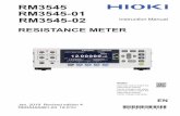 RM3545 RM3545-01 RM3545-02 Instruction Manual - HIOKI