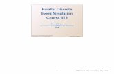 Parallel Discrete Event Simulation Course #13