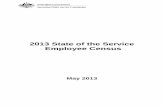 2013 State of the Service Employee Census