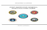 JOINT INSPECTOR GENERAL INVESTIGATIONS GUIDE