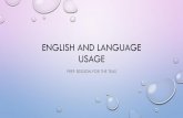 English and language usage - Bladen Community College