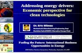 Addressingggy energy drivers: Economic perspective for ...