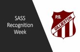SASS Recognition Week - gillieston-p.schools.nsw.gov.au