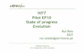 Pilot EP10 State of progress Evolution