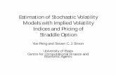 Estimation of Stochastic Volatility Models with Implied ...