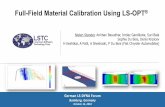 Full-Field Material Calibration Using LS-OPT