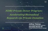 NDRI Private Donor Program: Accelerating Biomedical ...