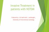 Invasive Treatment in patients with NSTEMI