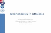 Alcohol policy in Lithuania - tai.ee