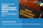 GUIDELINE ON EQUAL EMPLOYMENT OPPORTUNITY, CHILD