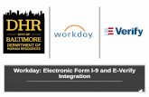 Workday: Electronic Form I-9 and E-Verify Integration