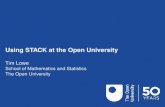 Using STACK at the Open University