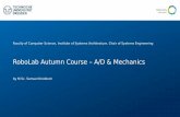 RoboLab Autumn Course – A/D & Mechanics