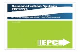 Demonstration System EPC9153 Quick Start Guide - epc-co.com