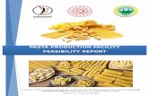 PASTA PRODUCTION FACILITY FEASIBILITY REPORT