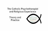 The Catholic Psychotherapist and Religious Experience ...