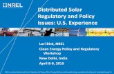 Distributed Solar Regulatory and Policy Issues: U.S ...