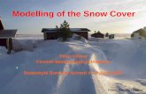 Modelling of the Snow Cover - FMI
