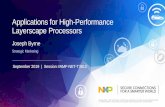 Applications for High-Performance Layerscape Processors