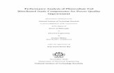 Performance Analysis of Photovoltaic Fed Distributed ...