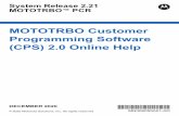 MOTOTRBO Customer Programming Software (CPS) 2.0 Online …