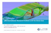 LMS International: Research Portfolio in ICT for Green Cars