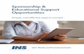 Sponsorship & Educational Support Opportunities