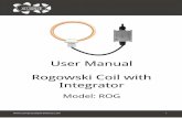 User Manual Rogowski Coil with Integrator