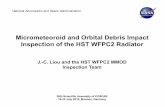 Micrometeoroid and Orbital Debris Impact Inspection of the ...
