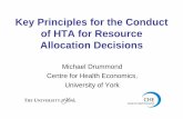 Key Principles for the Conduct of HTA for Resource ...