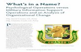 What’s in a Name? - United States Army