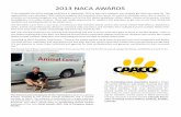 2013 NACA AWARDS