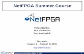 NetFPGA Summer Course - University of Cambridge