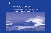 Pressure vessel design verification