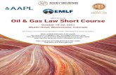 38th Annual Oil & Gas Law Short Course