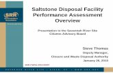 Saltstone Disposal Facility Performance Assessment Overview