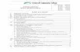 Tuition and Fees Policy and Procedures Table of Contents