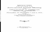 Minutes of the proceedings of the forty-second annual ...