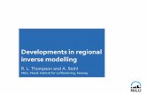 Developments in regional inverse modelling