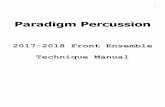 Paradigm Percussion - Face of the Earth Media