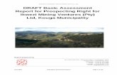 DRAFT Basic Assessment Report for Prospecting Right for ...