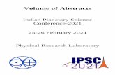 Volume of Abstracts - Physical Research Laboratory