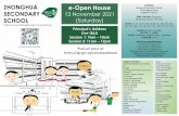 ZHONGHUA e-Open House Zhonghua Secondary School …