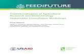Commercialization of Agricultural Research and ...